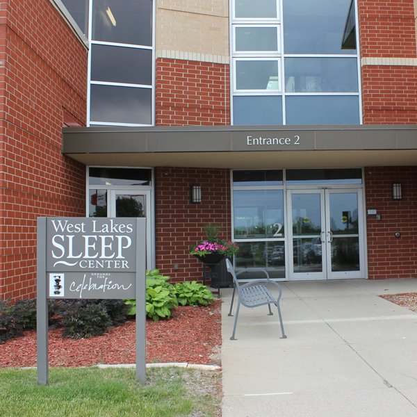 West Lakes Sleep Center exterior entrance at The Iowa Clinic